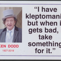 Famous Quotations - Ken Dodd on 6x4 in (150 x 100 mm) glossy card, unused and fine