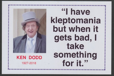 Famous Quotations - Ken Dodd on 6x4 in (150 x 100 mm) glossy card, unused and fine