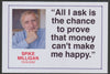 Famous Quotations - Spike Milligan on 6x4 in (150 x 100 mm) glossy card, unused and fine