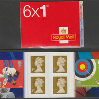 Great Britain 2010 London Olympics Booklet with 4 x 1st class definitives plus Judo & Archery stamps SG PM21