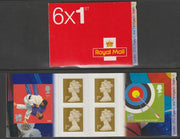 Great Britain 2010 London Olympics Booklet with 4 x 1st class definitives plus Judo & Archery stamps SG PM21