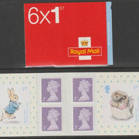 Great Britain 2016 Beatrix Potter Booklet with 4 x 1st class definitives plus 2 x Beatrix Potter stamps SG PM52