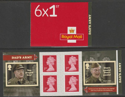 Great Britain 2018 Dad's Army Booklet with 4 x 1st class definitives plus 2 x Dad's Army stamps SG PM61