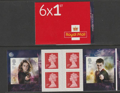 Great Britain 2018 Harry Potter Booklet with 4 x 1st class definitives plus 2 x Harry Potter stamps SG PM64