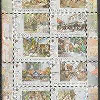 Singapore 2004 Paintings by Ong Kim Seng perforated sheetlet containing 10 values unmounted mint, as SG1370-79