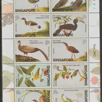 Singapore 2002 Natural Hstory - Birds perf sheetlet containing 10 values unmounted mint, SG1187-96