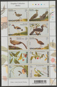 Singapore 2002 Natural Hstory - Birds perf sheetlet containing 10 values unmounted mint, SG1187-96