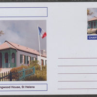 Chartonia (Fantasy) Landmarks - Longwood House, St Helena postal stationery card unused and fine
