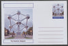 Chartonia (Fantasy) Landmarks - The Atomium, Belgium postal stationery card unused and fine