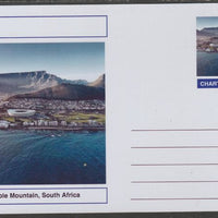 Chartonia (Fantasy) Landmarks - Table Mountain, South Africa postal stationery card unused and fine
