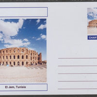 Chartonia (Fantasy) Landmarks - El Jem, Tunisia postal stationery card unused and fine