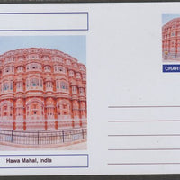 Chartonia (Fantasy) Landmarks - Hawa Mahal, India postal stationery card unused and fine