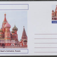 Chartonia (Fantasy) Landmarks - St Basil's Cathedral, Russia postal stationery card unused and fine