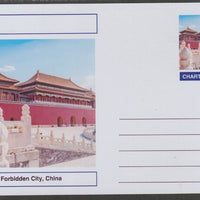 Chartonia (Fantasy) Landmarks - Forbidden City, China postal stationery card unused and fine