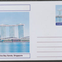 Chartonia (Fantasy) Landmarks - Marina Bay Sands, Singapore postal stationery card unused and fine