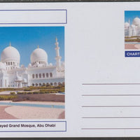 Chartonia (Fantasy) Landmarks - Sheikh Zayed Grand Mosque, Abu Dhabi postal stationery card unused and fine