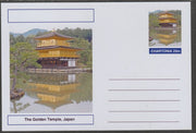 Chartonia (Fantasy) Landmarks - The Golden Temple, Japan postal stationery card unused and fine