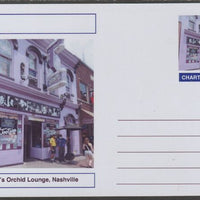 Chartonia (Fantasy) Landmarks - Tootsi's Orchid Lounge, Nashville postal stationery card unused and fine
