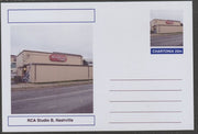 Chartonia (Fantasy) Landmarks - RCA Studio B, Nashville postal stationery card unused and fine