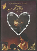 Madagascar 2015 Baraque Painters - Georges de la Tour perf deluxe sheet containing one heart shaped value unmounted mint
