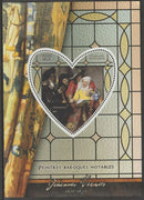 Madagascar 2015 Baraque Painters - Johannes Vermeer perf deluxe sheet containing one heart shaped value unmounted mint