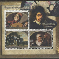 Madagascar 2015 Baraque Painters - Frans Hals perf sheetlet containing 3 values unmounted mint
