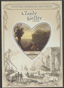 Madagascar 2015 Baraque Painters - Claude Lorrain perf deluxe sheet containing one heart shaped value unmounted mint