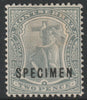 Montserrat 1908 Device of Colony MCA 2d overprinted SPECIMEN some gum and only about 400 produced SG 38s