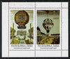 Touva 1996 Air-Balloons perf sheetlet containing set of 2 unmounted mint