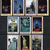 St Vincent 1986 Statue of Liberty Centenary set of 10 unmounted mint, SG 1034-43*