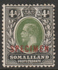 Somaliland 1921 KG5 Multiple script 4a overprinted SPECIMEN without gum and only about 400 produced SG78s