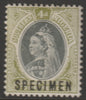 Southern Nigeria 1901 QV Crown CA 4d overprinted SPECIMEN without gum and only about 750 produced SG 4s