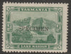 Tasmania 1899 Pictorial 1/2d overprinted SPECIMEN with gum and only about 750 produced SG 229s