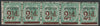 South Australia 1891 QV 2.5d on 4d horiz strip of 5 overprinted SPECIMEN disturbed gum but only 345 produced SG 229s. Specimen multiples are rare