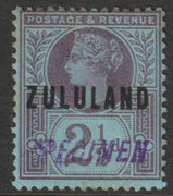 Zululand 1888 QV GB Jubilee 2.5d handstamped SPECIMEN,with gum and only 345,produced SG 4s