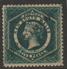 New South Wales 1854 QV,5d green overprinted SPECIMEN,with gum but toned SG Type 11