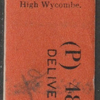 Great Britain 1951 KG6 New Colours 1/2d orange a fine unmounted mint coil (P) leader,(7) with 2 stamps attached