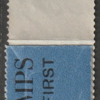 Great Britain 1951 KG6 New Colours 1d light ultramarine a fine unmounted mint coil (X) leader,(7) with 1 stamp attached