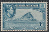 Gibraltar 1938-51 KG6 3d light blue P13.5 mounted mint SG125