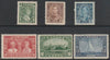 Canada 1935 KG5 Silver Jubilee set of 6 gum disturbed on 3c & 10c, rest unmounted mint SG 335-40