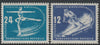 Germany - East 1950 First Winter Sports Meeting set of 2 unmounted mint, SG E5-6