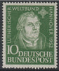 Germany - West 1952 Lutheran World Federation 10pf unmounted mint, SG 1075