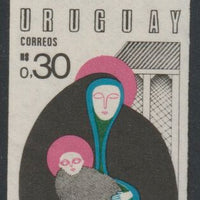 Uruguay 1975 Christmas 30c imperf marginal unmounted mint as SG 1625