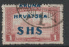 Yugoslavia - Croatia 1918 Parliament 1k with overprint misplaced, fine used (Kruna at top) SG 69var