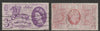 Great Britain 1935 KG5 Silver Jubilee 1d off-set on reverse of 1960 GLO 3d, most unusual