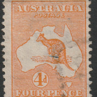 Australia 1913 Roo 4d orange good used, SG6