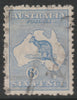 Australia 1913 Roo 6d ultramarine good used, SG9