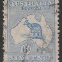 Australia 1913 Roo 6d ultramarine good used, SG9