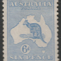 Australia 1913 Roo 6d ultramarine mounted mint, well centred, SG9
