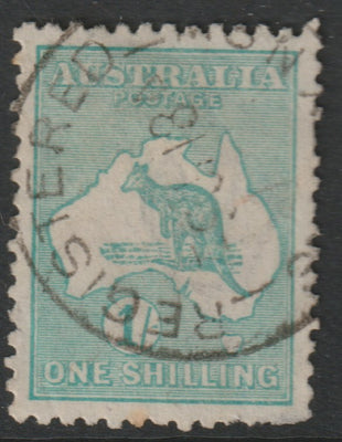 Australia 1913 Roo 1s emerald good used but nibbled perfs, SG11